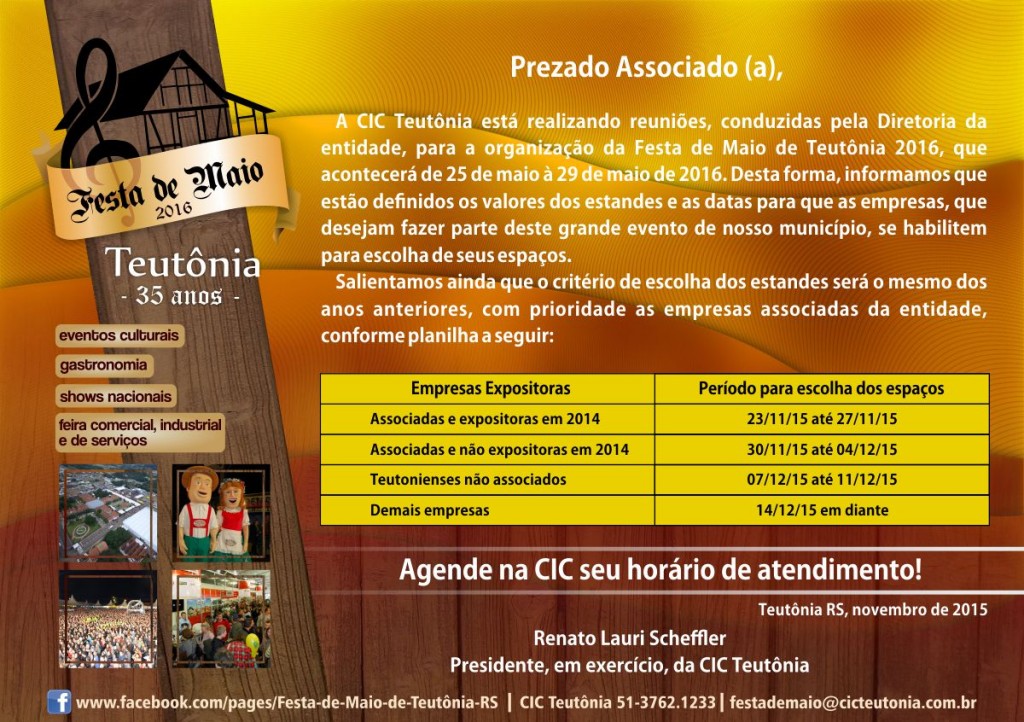 Festa de Maio de Teutônia - estandes