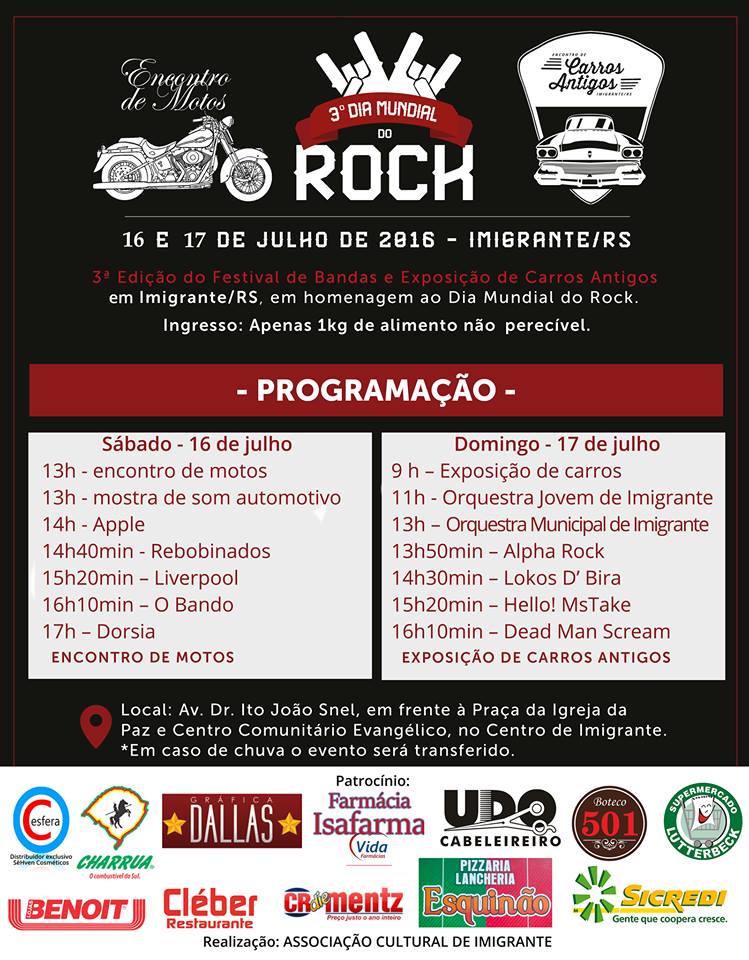 3º Dia Mundial do Rock - Imigrante-RS - 03